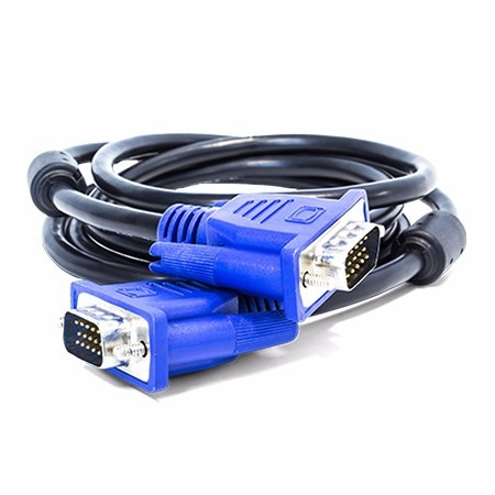 Imagen 3 de 4 de Cable Vga A Vga 2 Metros Doble Blindado Filtro Noga