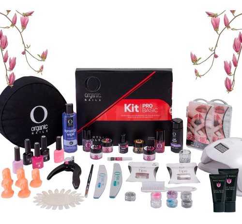 Kit Organic Nails Acrílico Uñas ,lamp 24w+gel+ Envio