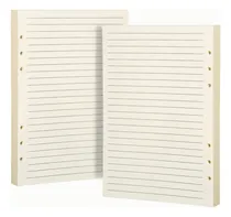 Comprar Hojas A6 Para Carpeta Planner - Hojas De Repuesto - 80 Hojas