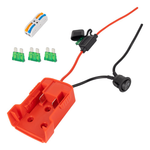 Bluestars Adaptador Rueda Electrica Red Para Milwaukee M18 V