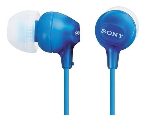 Imagen 2 de 3 de Auriculares In-ear Sony Ex Series Mdr-ex15lp Azul