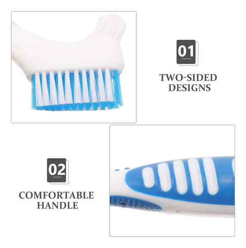 Healvian Juego De 2 Cepillos De Dentadura, Mini Cepillo De D