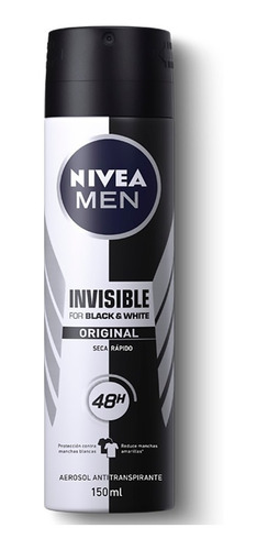 Desodorante Nivea Men Black & White - mL a $23000