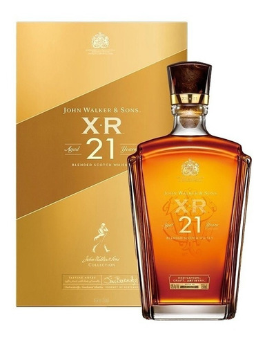 Imagen 1 de 7 de Whisky Johnnie Walker Xr 21 Años 750ml En Estuche