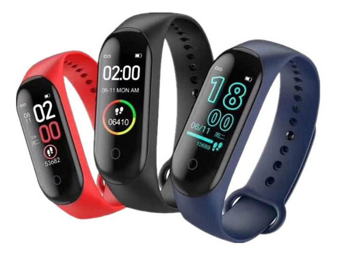 Smart Band Watch M4 Presión Podómetro Ritmo Cardiaco Sport