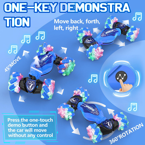 Auto Acrobacias Control Remoto 4wd Terreneitor Navidad 8