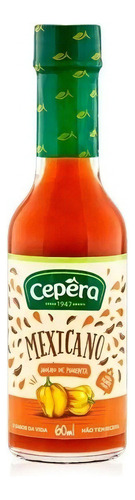 Salsa De Pimienta Habanero Mexicano Cepera 60 Ml. Brasil