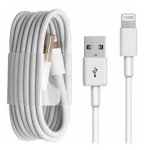 Cable iPhone 6/7/8/9/10/11/12 Lightning Certificado Caja Mdj