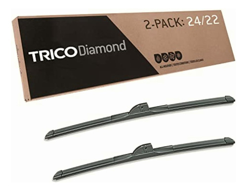 Trico Diamond 24 Pulgadas Y 22 Pulgadas, Paquete De 2