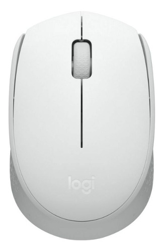 Logitech M170, Mouse Inalámbrico Cómodo Y Portátil, Blanco 