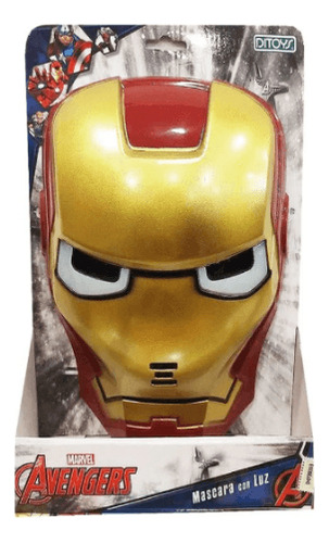 Mascara Iron Man Coleccionable Con Luz Led Original Marvel