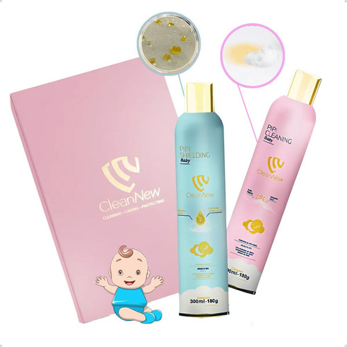 Kit Tira Manchas Bloqueia Odor E Impermeabiliza Baby Perfume