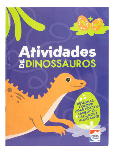Libro Atividades De Dinossauros: Roxo De Little Pearl Books