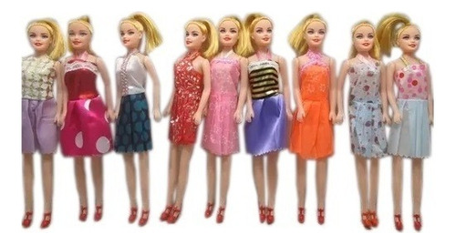 Kit Com 25 Bonecas Baratas Brinquedo Atacado Barbie