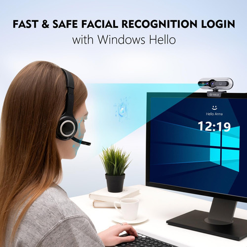Toallin 2k Qhd Con Windows Hello, Cámara De Reconocimiento 5