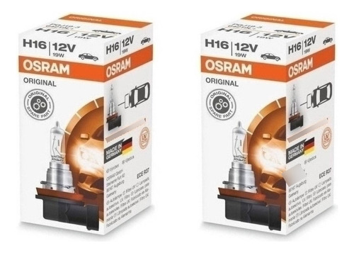 Bombillos Osram H16 19w 0riginal Juego X2 Unidades Germany