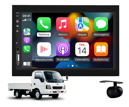 Central Multimidia Apple Carplay Kia Bongo 2001 2002