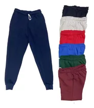 Comprar Pantalón Jogging Algodon Friza Puño 4 A 16 Colegio Pack X3 
