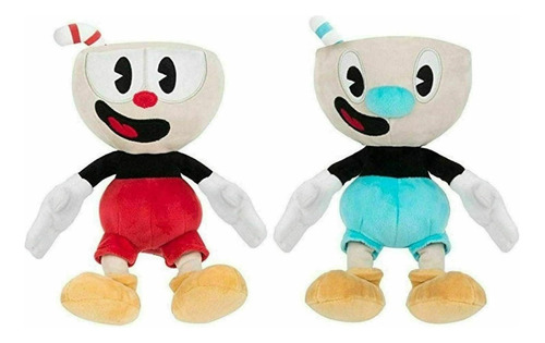 Cuphead Y Mugman Peluches Excelente Calidad