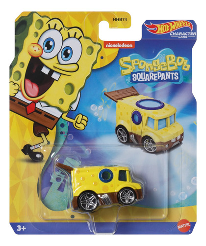 Hot Wheels Characters Cars Spongebob 1/64