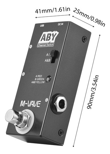 Effect Maker Aby Switch Pedal Channel Aby Box Mini M-vave -