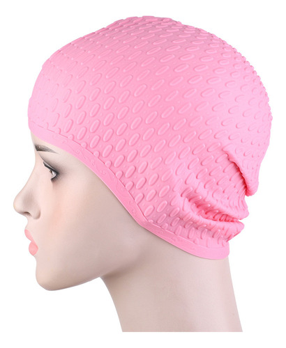 Gorro De Natación De Silicona Unisex, Flexible, Impermeable,