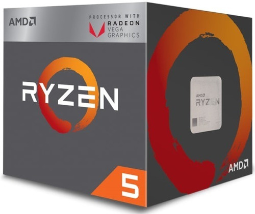 Micro Procesador Amd Ryzen 5 2400g Veg 11 Fullh4rd Cuotas