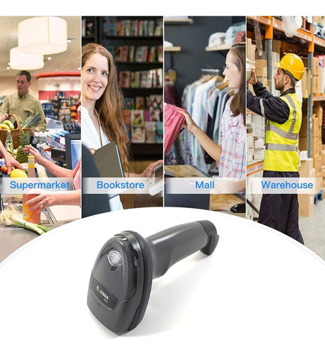 Zebra Ds4608 -sr Rango Estándar 1d 2d Hands Barcode Scanner
