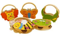 Comprar Set X 10 Pandereta Infantil  Animales Didáctico Estimulación