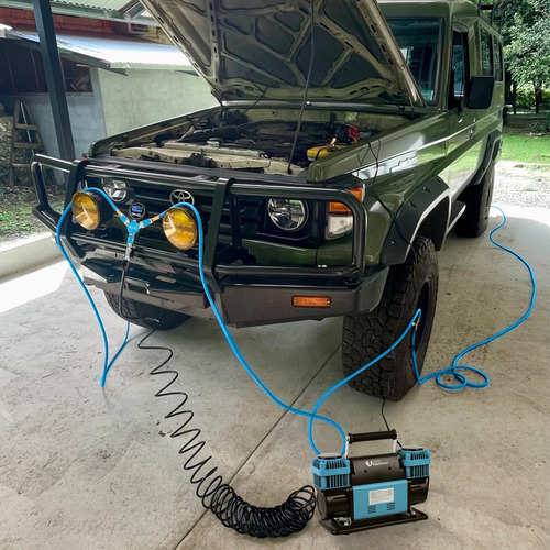 Compresor De Aire Dual 12v 10.6 Cfm Con Medidor