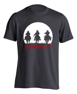 Remera Red Dead Redemption Outlaws For Life Rhxc