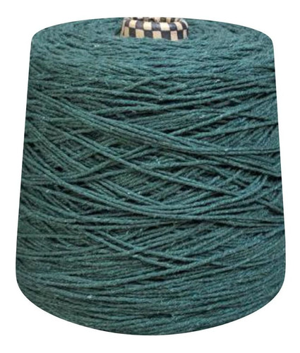 Barbante Colorido Número 4 Fios Para Crochê 1 Kg Prial Cor Verde Pinheiro