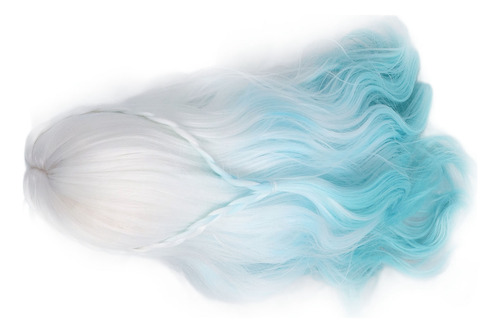 Peluca Azul Para Muñecas Diy, Con Una Articulación De 1/3 De