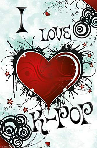 Pósteres - Trends International Love K-pop Wall Poster, 22.3