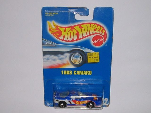 Hot Wheels 1993 Camaro Team Racing ! 1994 Rodas Black Wall