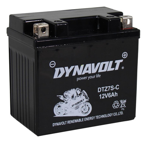 Acumulador Gel Dynavolt Dtz7s (ytz7s)