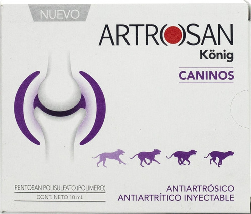 Artrosan Para Perros Antiartrosico Inyectable 10 Ml