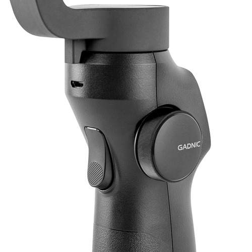 Gimbal Gadnic Fotos Panoramicas Grabacion Bateria Recargable Color Negro