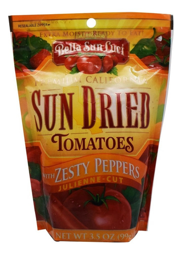 Tomates Deshidratados 99 G - Bella Sun Luci - Sabor A Elegir