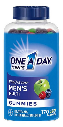 One A Day Vitacravers Mens 170 Gummies