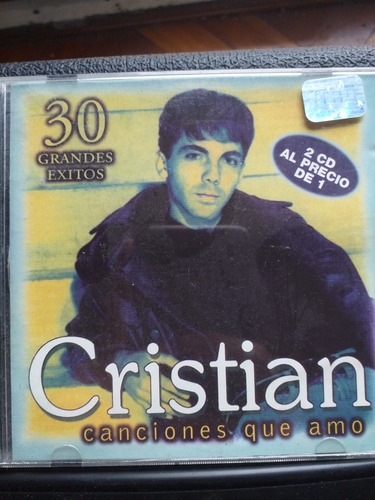 Cd Cristián Castro - 30 Grandes Éxitos Cd Doble Bcd105