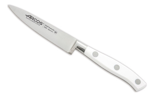 Cuchillo Oficio Arcos Serie Riviera Blanc 10cm Color Blanco