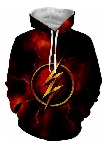 Sudadera Con Capucha Anime Dc The Flash Superheroes