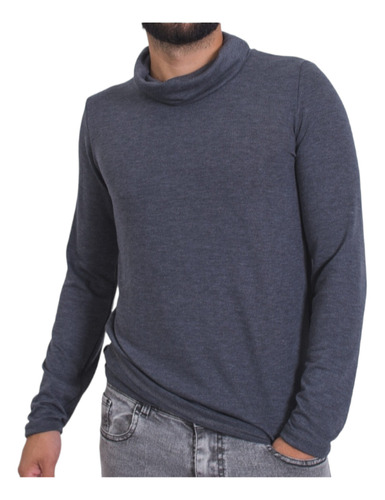 Sweater Polera De Lanilla Finito Liviano Hombre