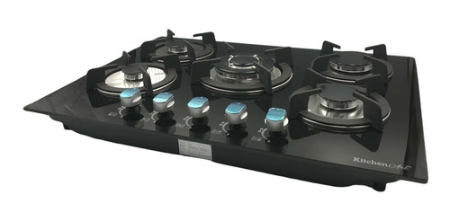 Imagen 1 de 5 de Cocina De Vidrio Templado Empotrable De 5 Quemadores