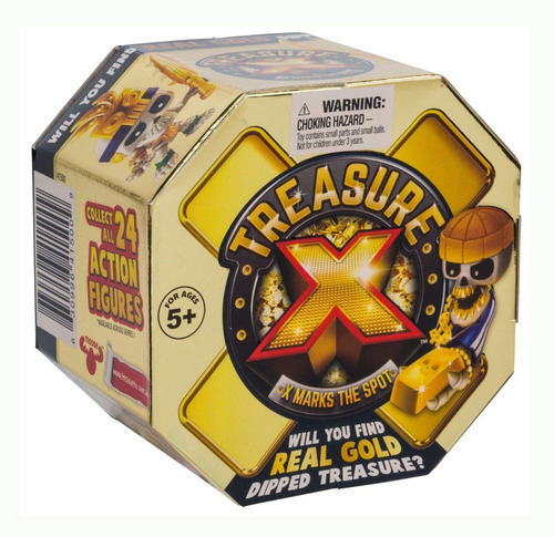 Imagen 1 de 3 de Treasure X Muñeco Descubri Figuras Oro Playking
