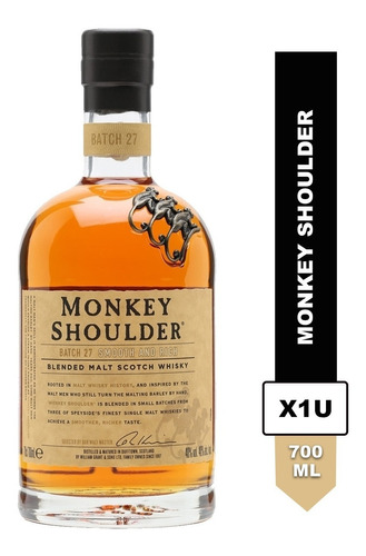 Whisky Monkey Shoulder Blended Malt 700ml Escoces
