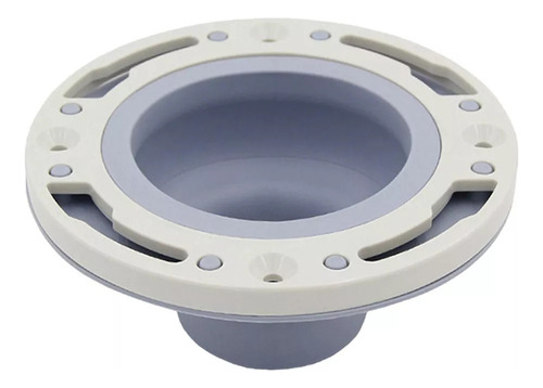 Apt Tubo De Desagüe De Inodoro Con Anillos De Brida Gris -