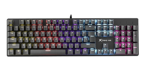 Teclado Gamer Mecanico Xtrike Me Numerico Pc Colores Gaming