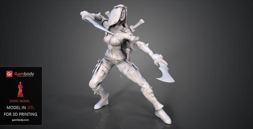 Katarina 3d Archivo Stl Para Impresion 3d